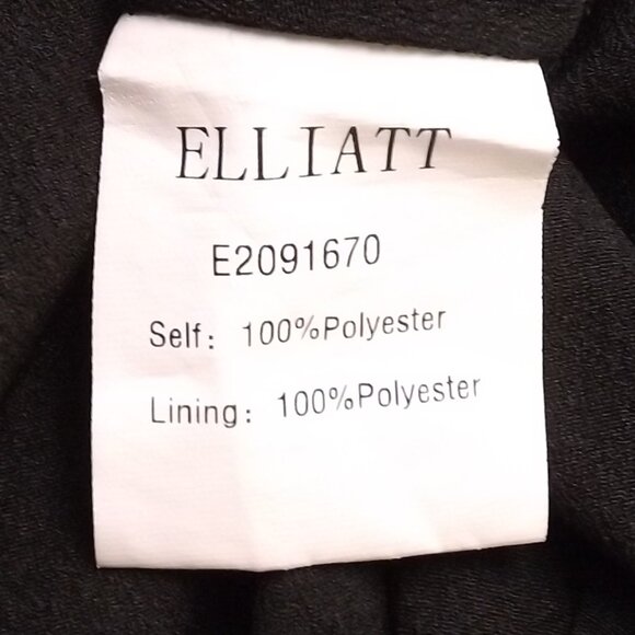 ELLIATT Top, S, One Shoulder, High Collar, Green Camo/Leopard, Long sleeve - Picture 12 of 13